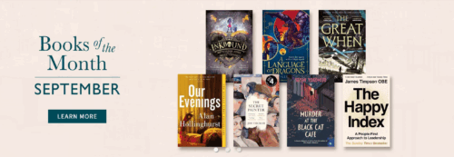 Waterstones books of the Month for September